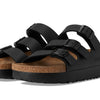Birkenstock Female Papillio by Birkenstock Florida Platform - Vegan Black Women 7-7.5