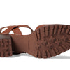 Madewell The Claudie Heeled Lugsole Mary Jane in Leather - Ankle Strap with Buckle Closure, and Stylish Women's Sandals Dried Maple 9 M