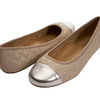 VANELi Serene Soft Beige Quilted Nappa/Silver Mercury 13 M (B)