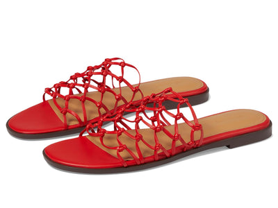 Madewell Women's Taryn Knotted Slide Himalayan Orange 10 Medium