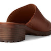 Madewell The Mindy Lugsole Mule in Leather Dried Maple 9 M
