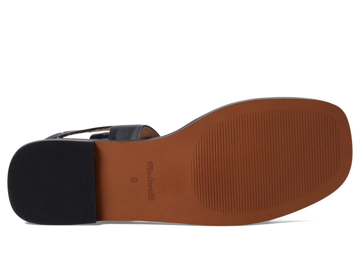 Madewell Dory 90s Minimal Sandal True Black 10 M