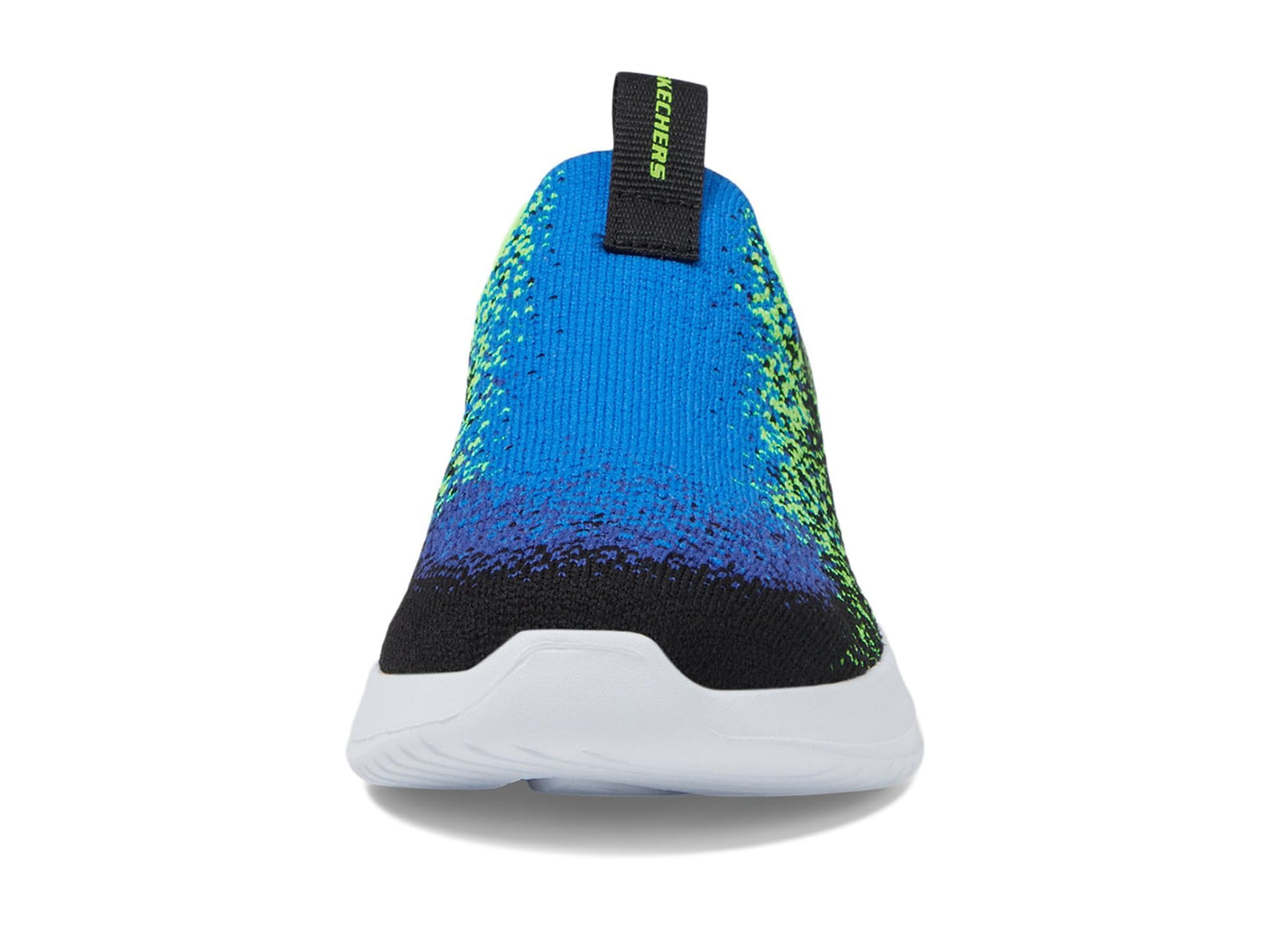 Skechers Kids Boys Ultra Flex 3.0 Sneaker, Black/Blue/Lime, 13, Little Kid