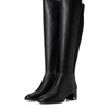 Michael Kors Womens June Flex Boots Black 1, 8 Medium