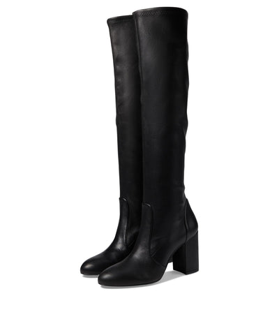 Stuart Weitzman Women's Yuliana 85 Slouch Boots Black 5 Medium