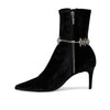 Schutz Women's Marion Ankle Boot, Black, 5