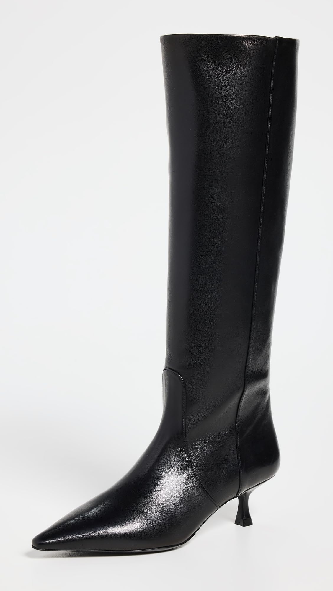 Stuart Weitzman Women's Naomi Boots 50mm, Black, 8.5 Medium US