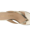 Stuart Weitzman Women's Rio Sleek Sandals 35 Light Gold 8 Medium