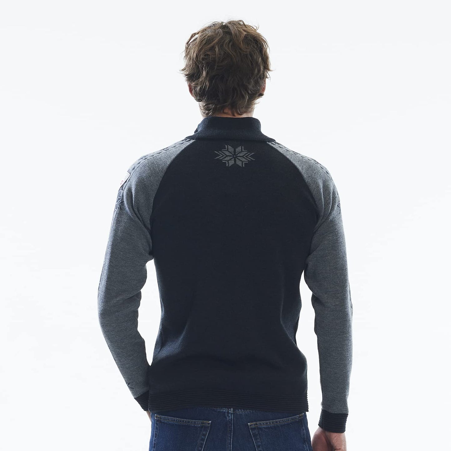 Dale of Norway Geilo Men’s Sweater 100% Soft Merino Wool Pullover Quarter Zip