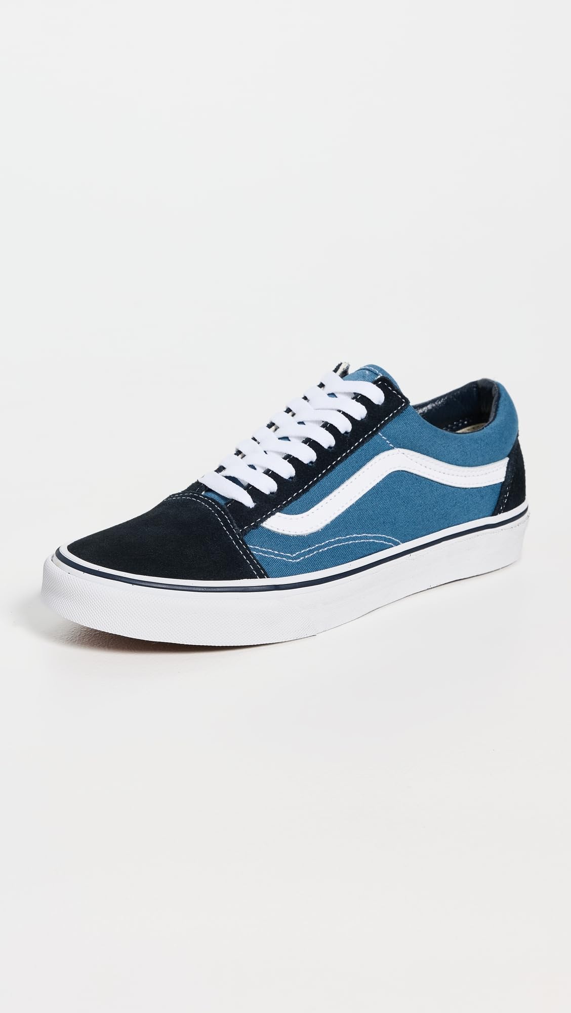 Vans U Old Skool Unisex Sneakers, Navy, 17 US Women/15 US Men