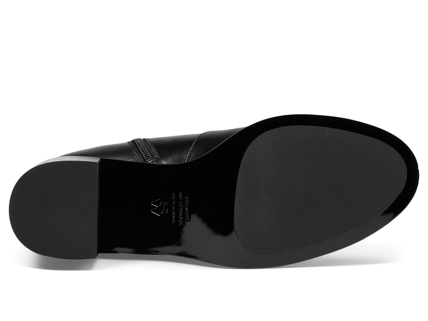 Stuart Weitzman Womens Esme Zip Bootie Black, 7 Medium