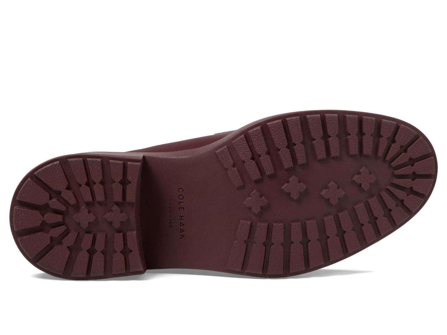 Cole Haan Women's Grand Ambition Westerly Loafer, Bloodstone Leather, 8.5