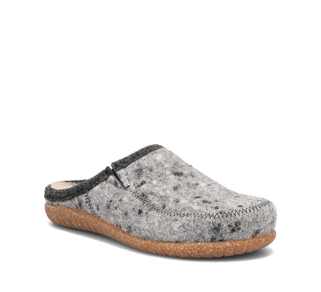 Taos Footwear Women's Wooltastic Grey Speckled Wool Clog 7-7.5 M US