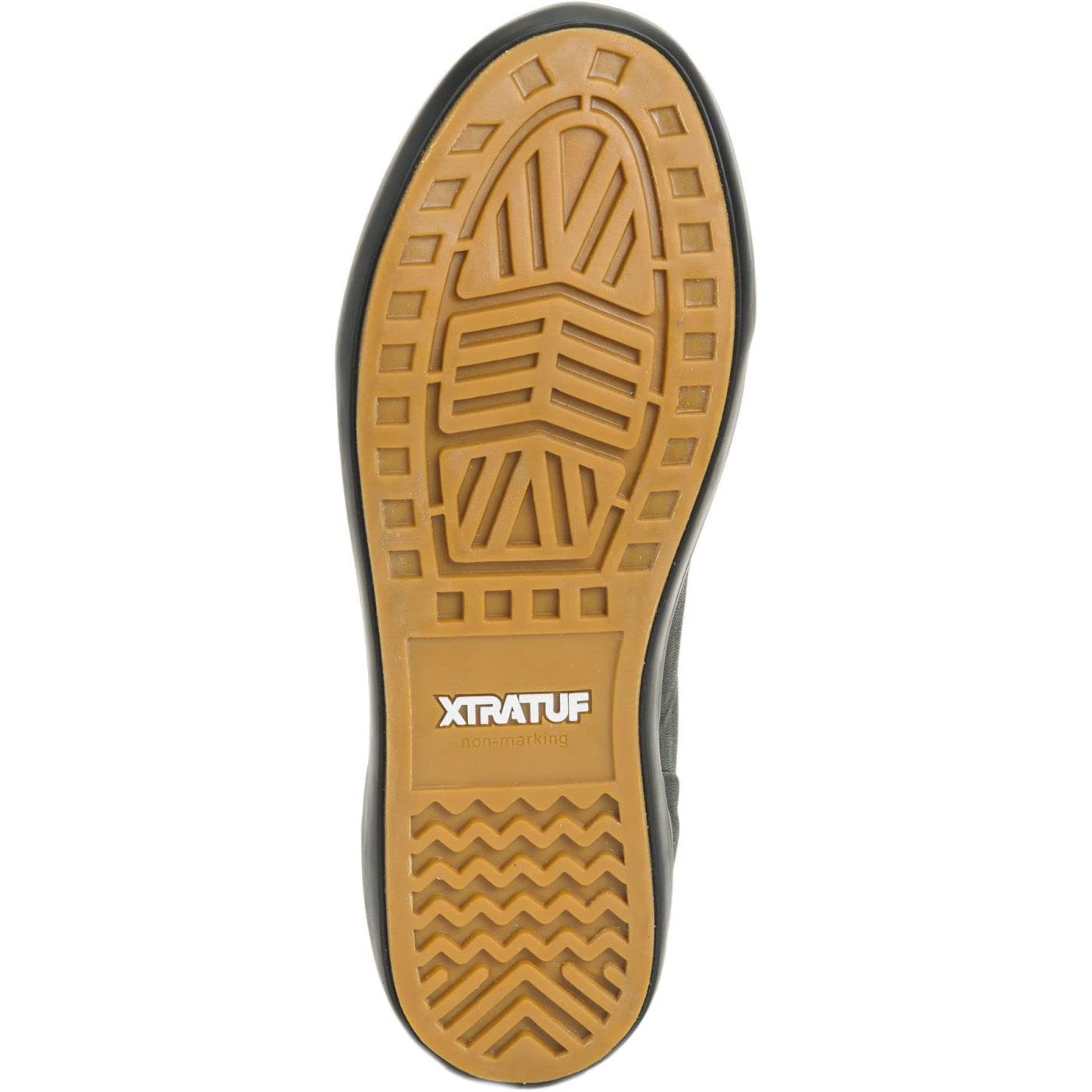 Xtratuf Men's 6 in Ankle Deck Boot, Black, Size 14(M)