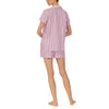 Lauren Ralph Lauren Short Sleeve Boxer PJ Set Pink Stripe MD (US 8-10)