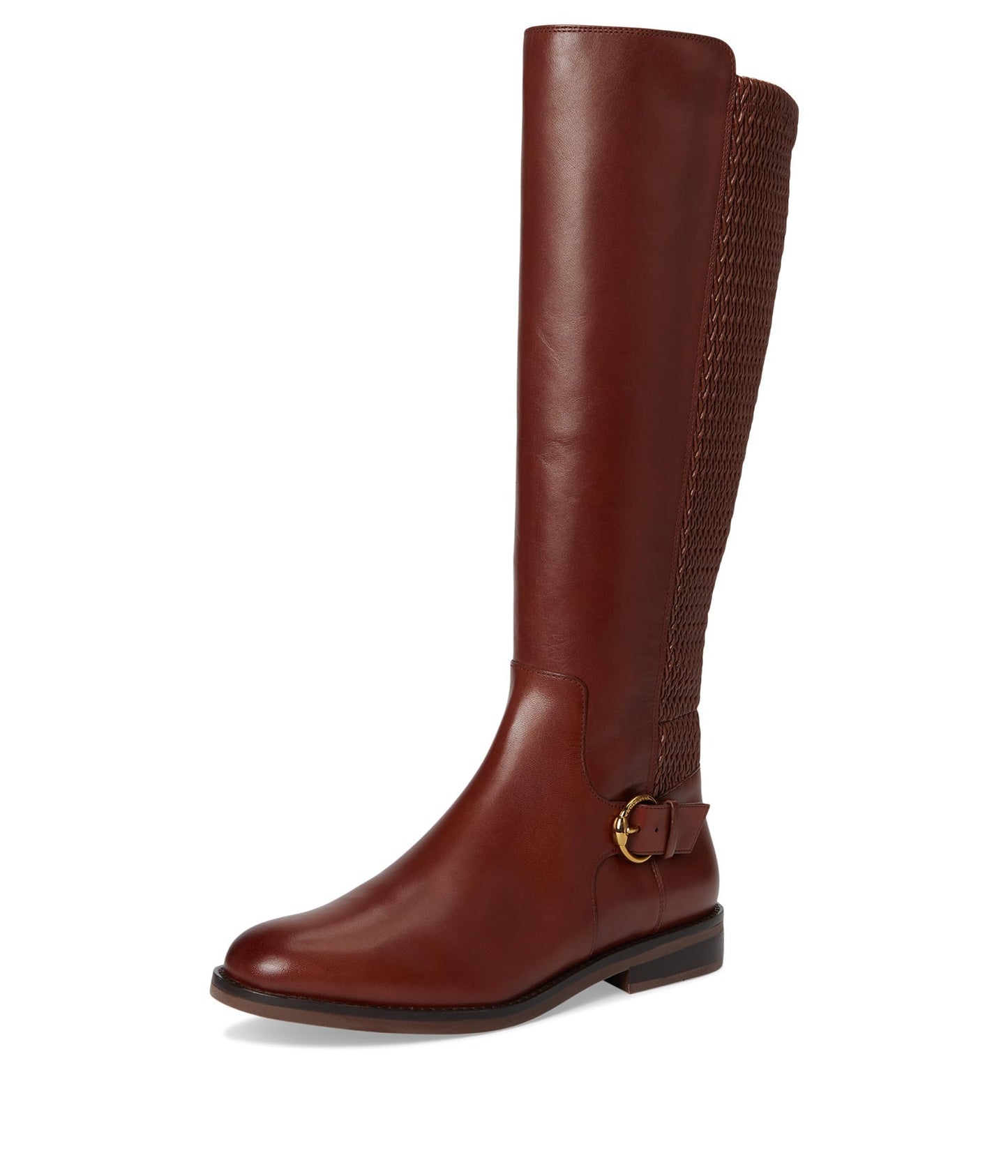 Cole Haan Women's Clover Stretch Tall Boot, Dark Cuoio Lightr, 9-B US
