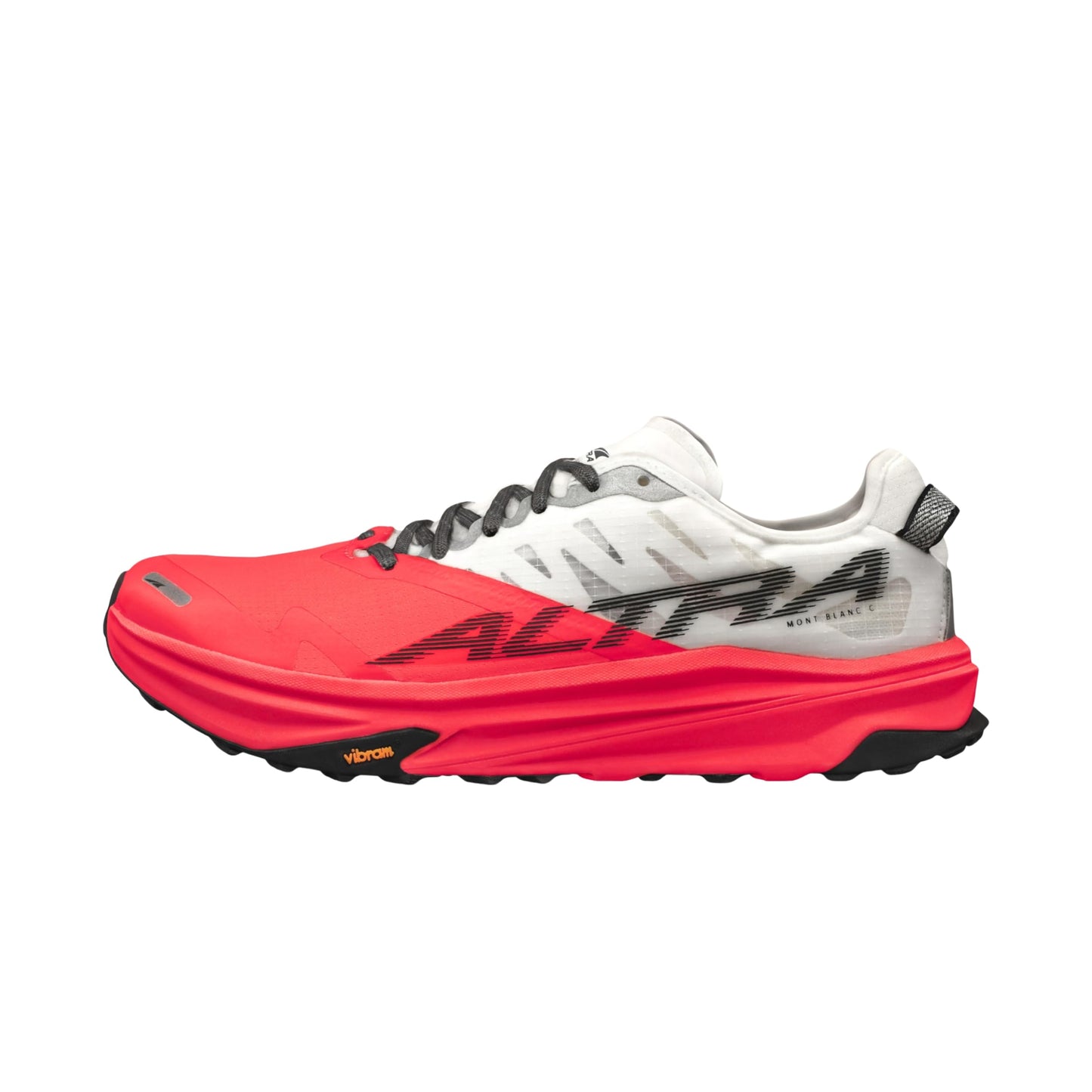ALTRA Men's Mont Blanc Carbon Trail Running Shoe, White/Coral, 10.5