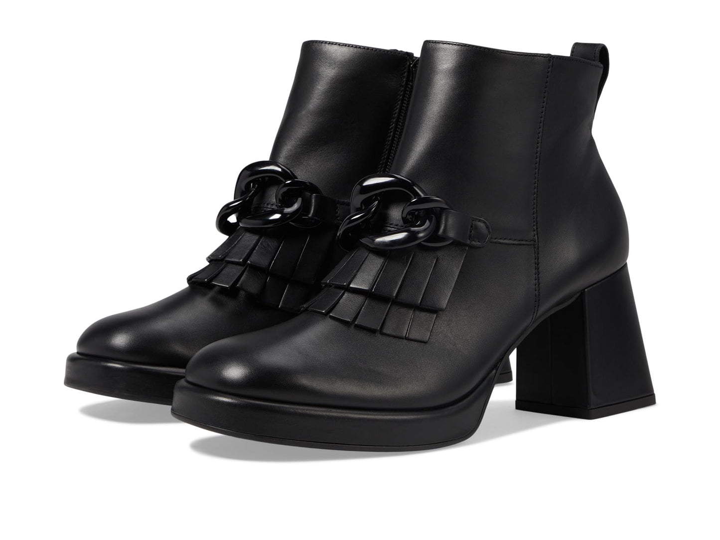 Paul Green Sumara Boot Black Leather AT 6 (US Women's 8.5) M
