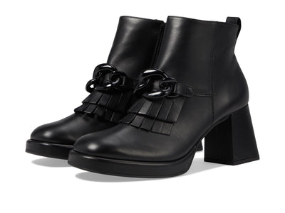Paul Green Sumara Boot Black Leather AT 6 (US Women's 8.5) M