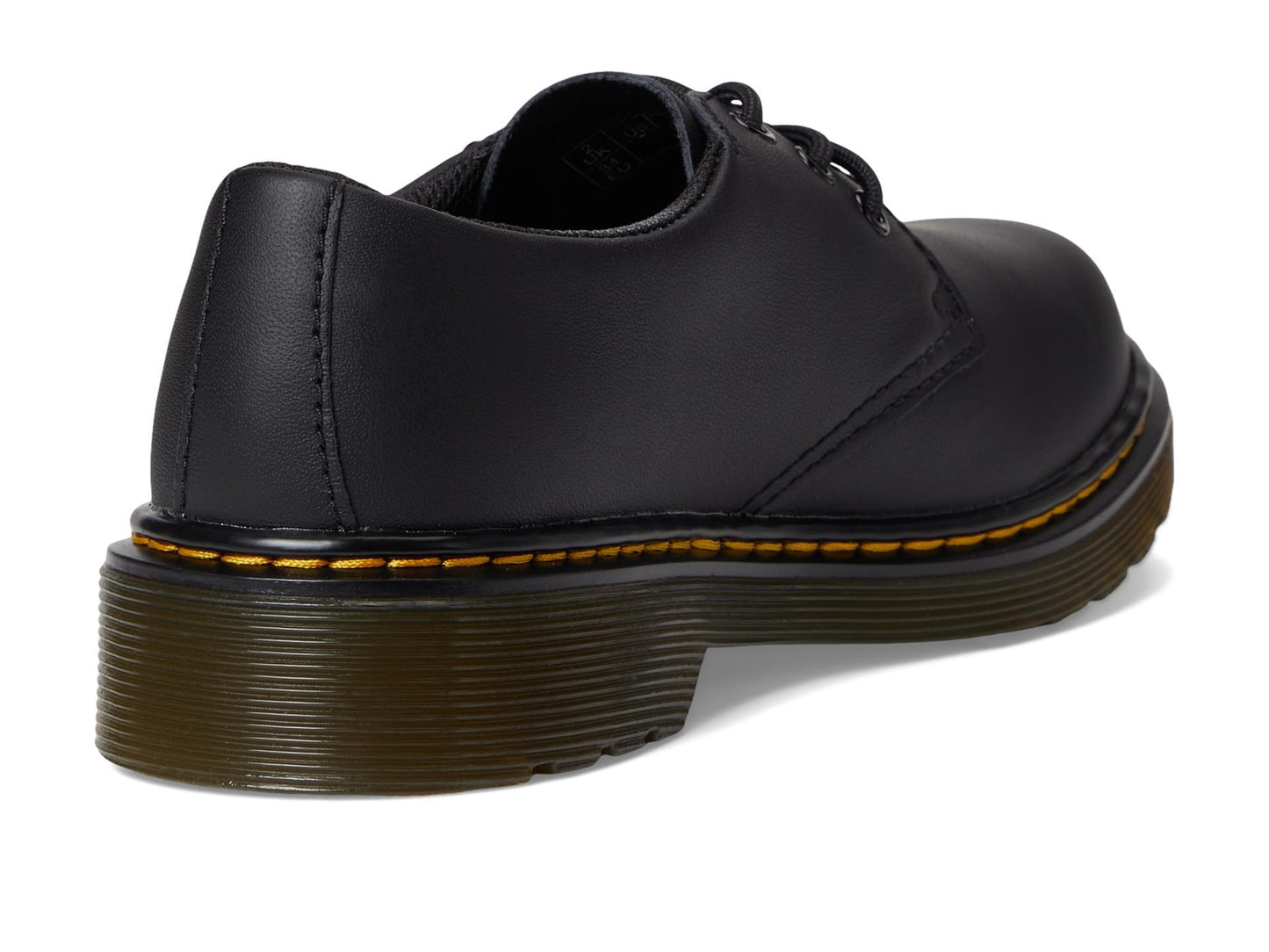 Dr. Martens® Kid's Collection 1461 – Little and Big Kids’ Shoes – Leather Upper – Round Toe – Rubber Outsole Black Softy T 3 UK (US 4 Big Kid) M