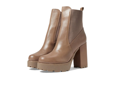 Schutz Women's Billie Platform Fashion Boot, Mocaccino, 6