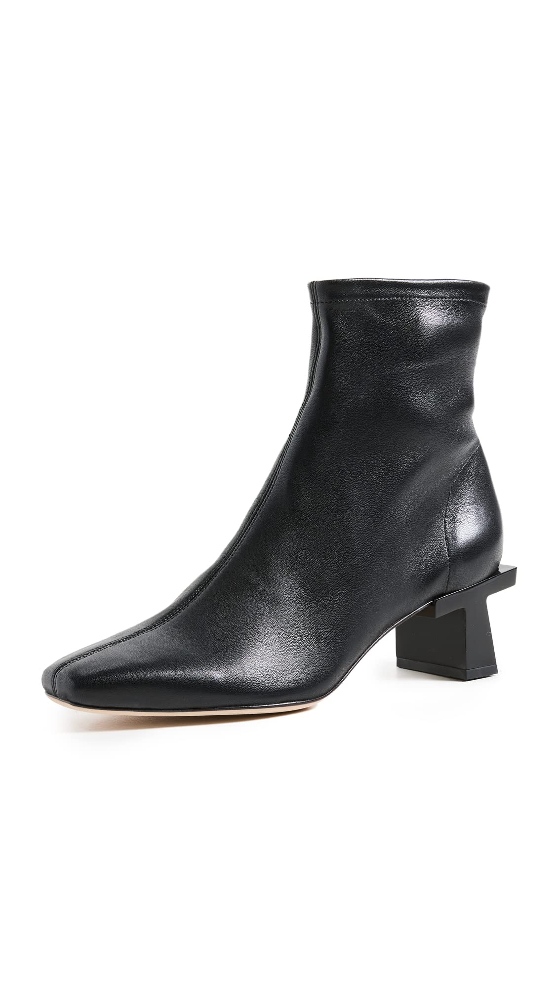 Tory Burch Women's 55mm T Heel Ankle Boots, Perfect Black, 9 Medium US