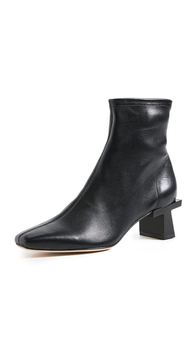 Tory Burch Women's 55mm T Heel Ankle Boots, Perfect Black, 9 Medium US