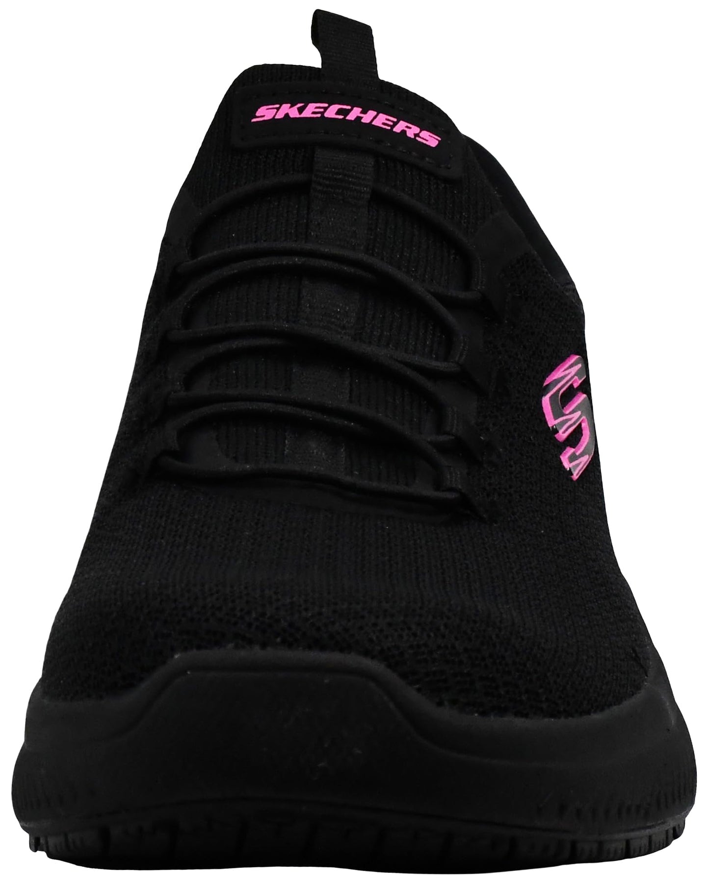 Skechers Women's Slip-Ins: Summits Sr - Enslee Shoes, Black/Hot Pink, 9.5 W