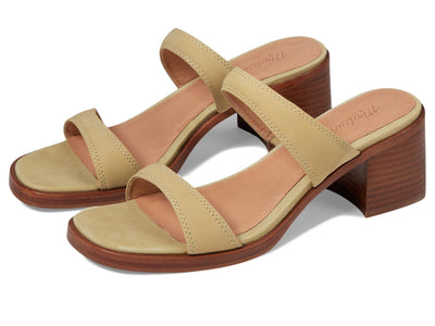 Madewell Ora Double Strap Sandal Strap Nubuck Pale Lichen 6.5 M