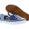 Vans K Classic Slip-On Patchwork (Little Kid) Sneaker, Denim Navy/True White, 11 US Unisex