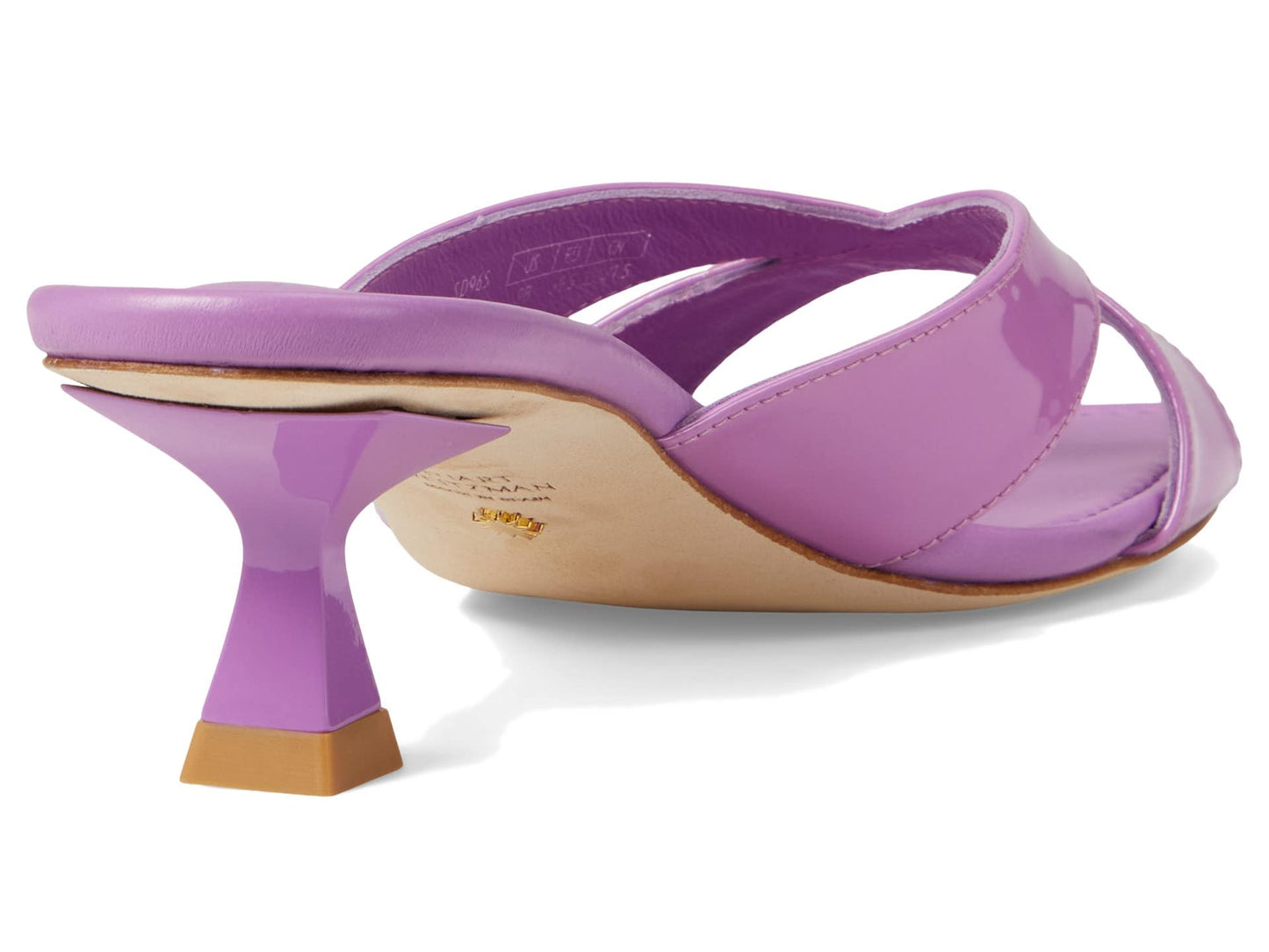 Stuart Weitzman Miami Xcurve 50 Slide Lilac 11 B