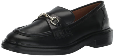 Madewell Women's Brandy Clean Platform Loafer-Hardware, True Black, 10 Narrow
