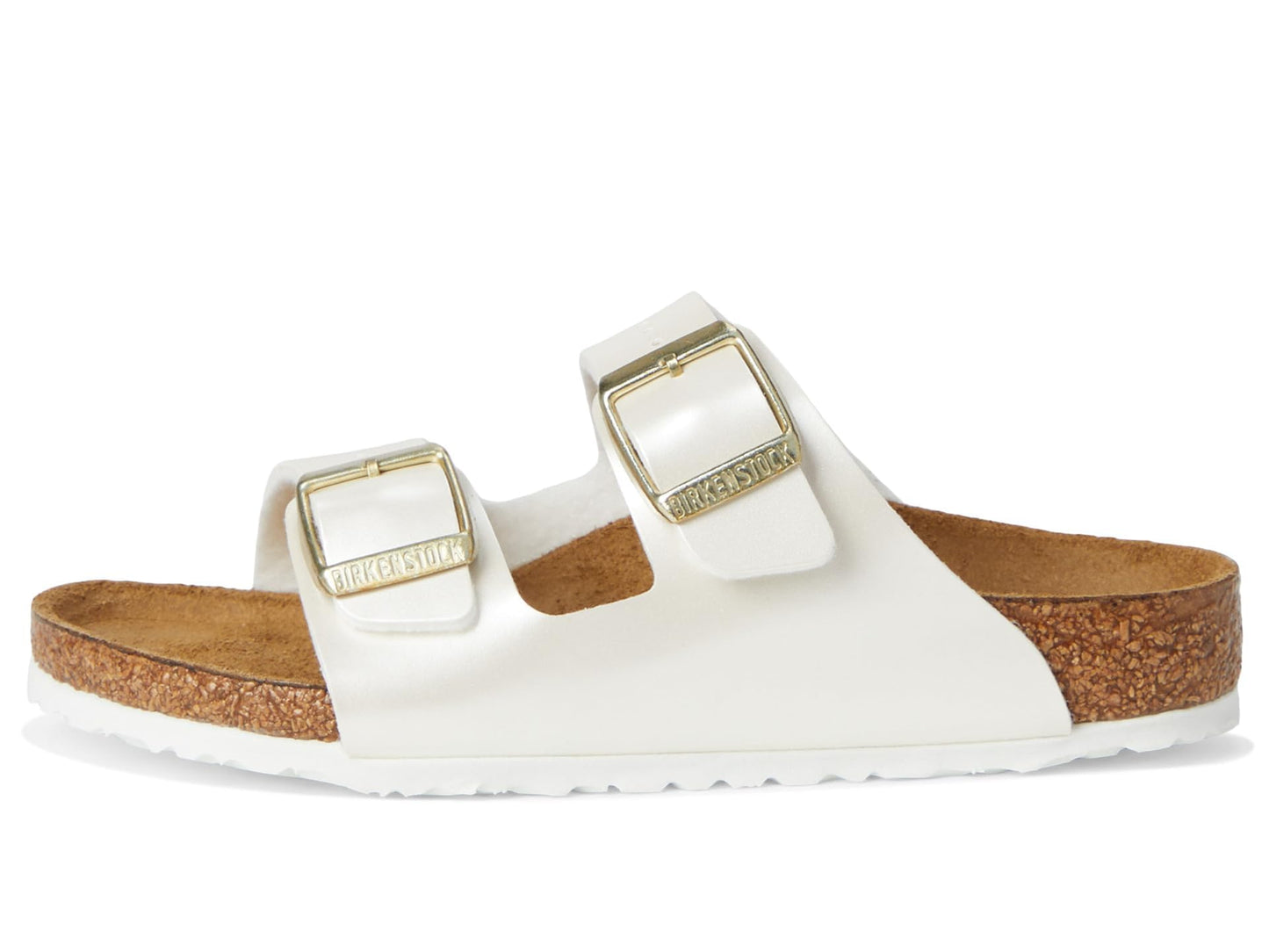 Birkenstock Arizona (Toddler/Little Big Kid) Sandal, Pearl Electric Metallic, 2-2.5 Narrow Unisex