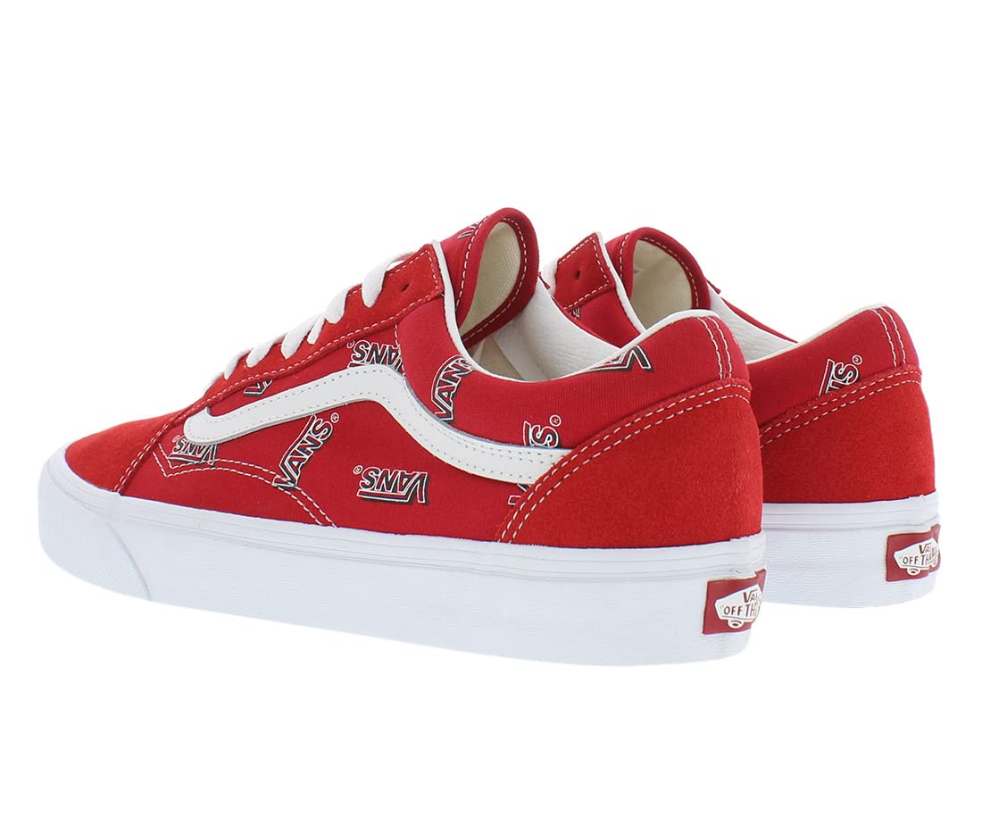 Vans Old Skool Mens Shoes Size 6.5, Color: Vans Misprint Red/White
