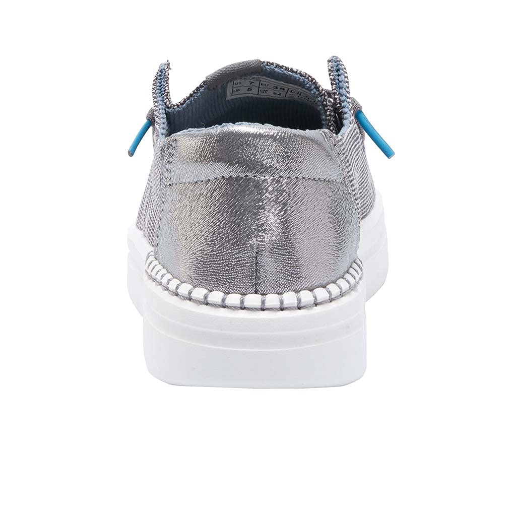 Hey Dude Women's Wendy Rise Stone Size 7 | Women’s Shoes | Women’s Lace Up Loafers | Comfortable & Light-Weight