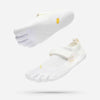 Vibram Men's FiveFingers KSO | Barefoot Cross-Training Shoe with XS Trek Outsole & Breathable Mesh, Vintage White, 39 EU / 7.5-8 US