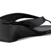 Stuart Weitzman Miami 50 Wedge Slide Black 7 B