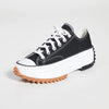 Converse Run Star Hike Hi Sneakers, Black/White/Gum, 11.5 US Women/10 US Men