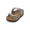 Birkenstock Women's Flip Flops, Silver Birko-Flor&Trade, 9, Silver Birko-flor™