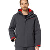 Spyder Men's Wildcard Insulated Ski Jacket, Ebony Volcano, Small