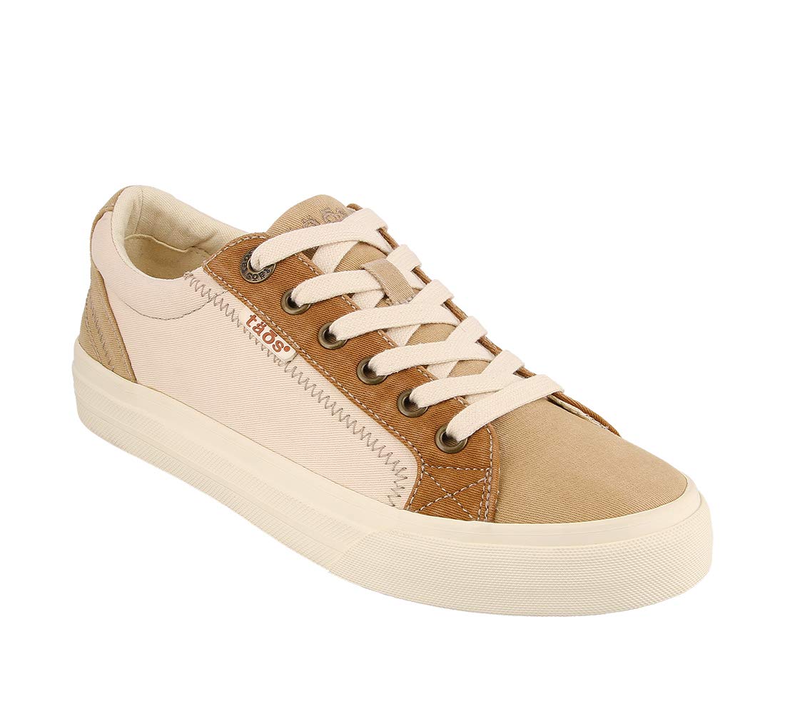 Taos Plim Soul Women's Sneaker-Stylish Platform Sneaker with Curves & Pods Removable Footbed, Arch Support, Classic Design for Everyday Fashion, All Day Comfort Tan Multi 7 (M) US