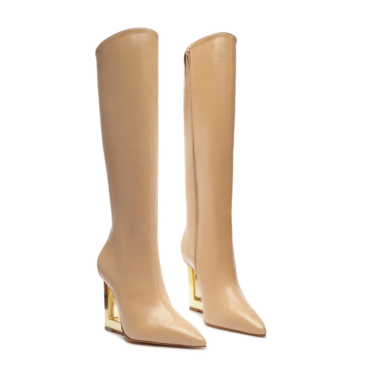SCHUTZ Women's Filipa Fashion Boot, True Beige, 8.5