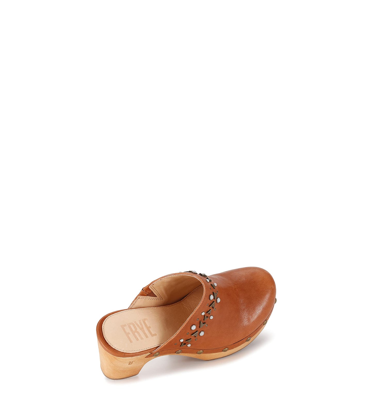 Frye Jessica Studded Clog Tan 8.5 B (M)