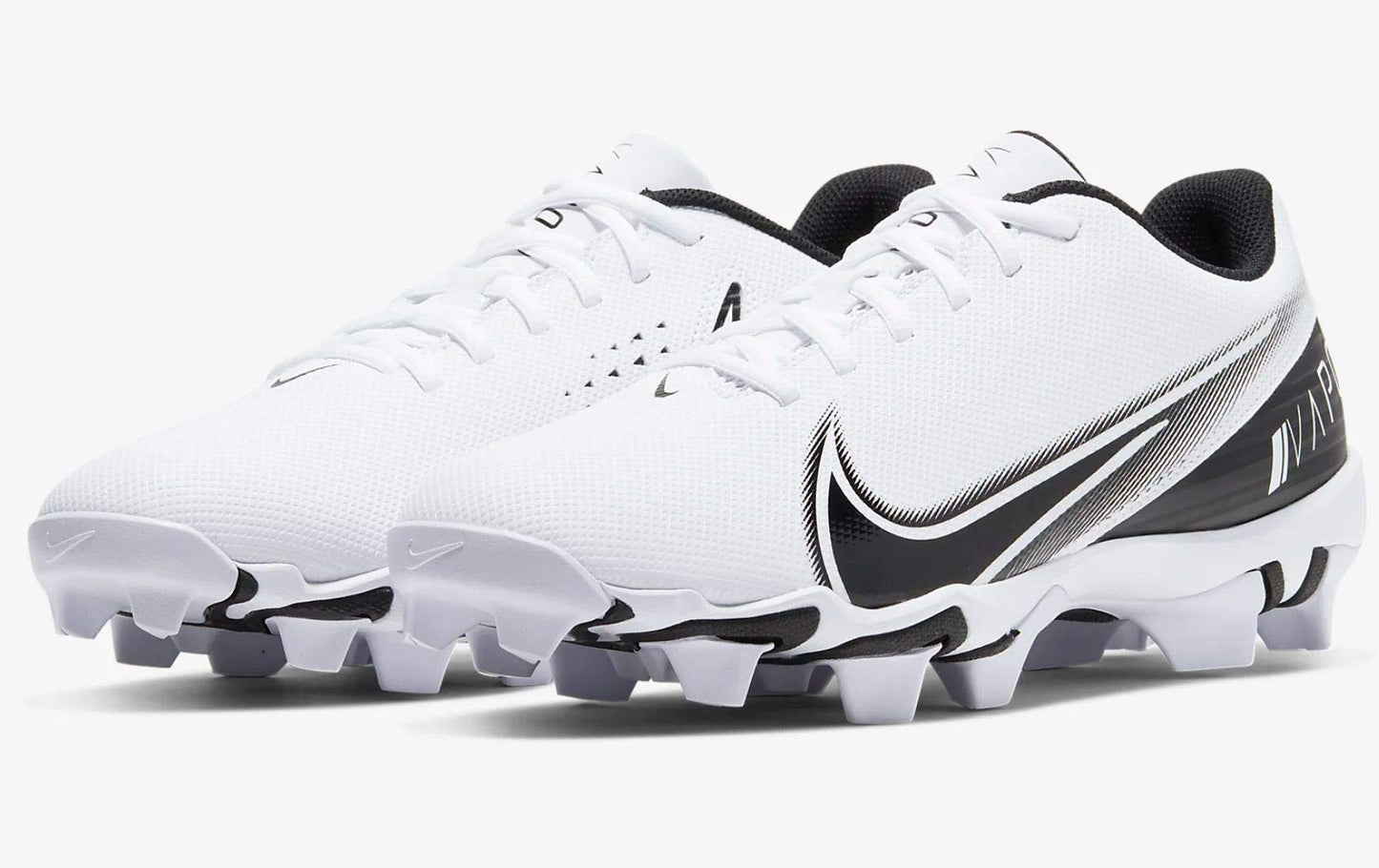 Nike Vapor Edge Shark Mens Football Cleat Cd0074-100 Size 12 White/Black