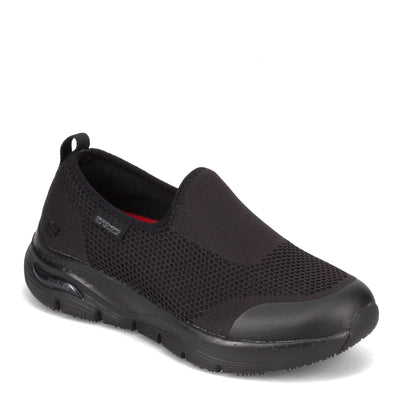 Skechers Work Arch Fit Absidy SR Women's Slip On 8.5 B(M) US Black