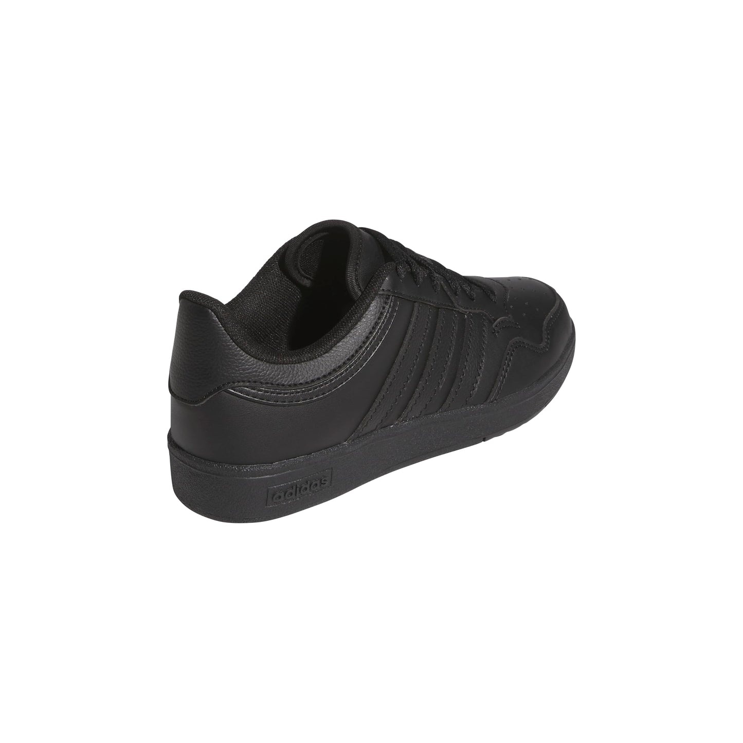Adidas Unisex-Kid's Hoops 4.0, Black/Black/White, 3