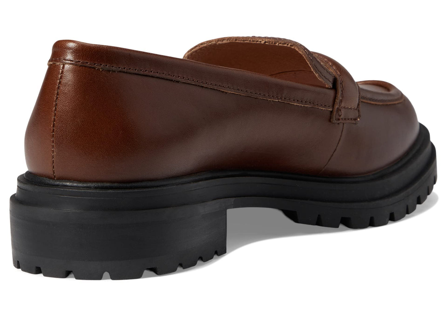 Madewell The Bradley Lugsole Loafer in Leather - Slip on Style with Slight Heel, Comfortable and, Trendy Loafers Stable 5 M
