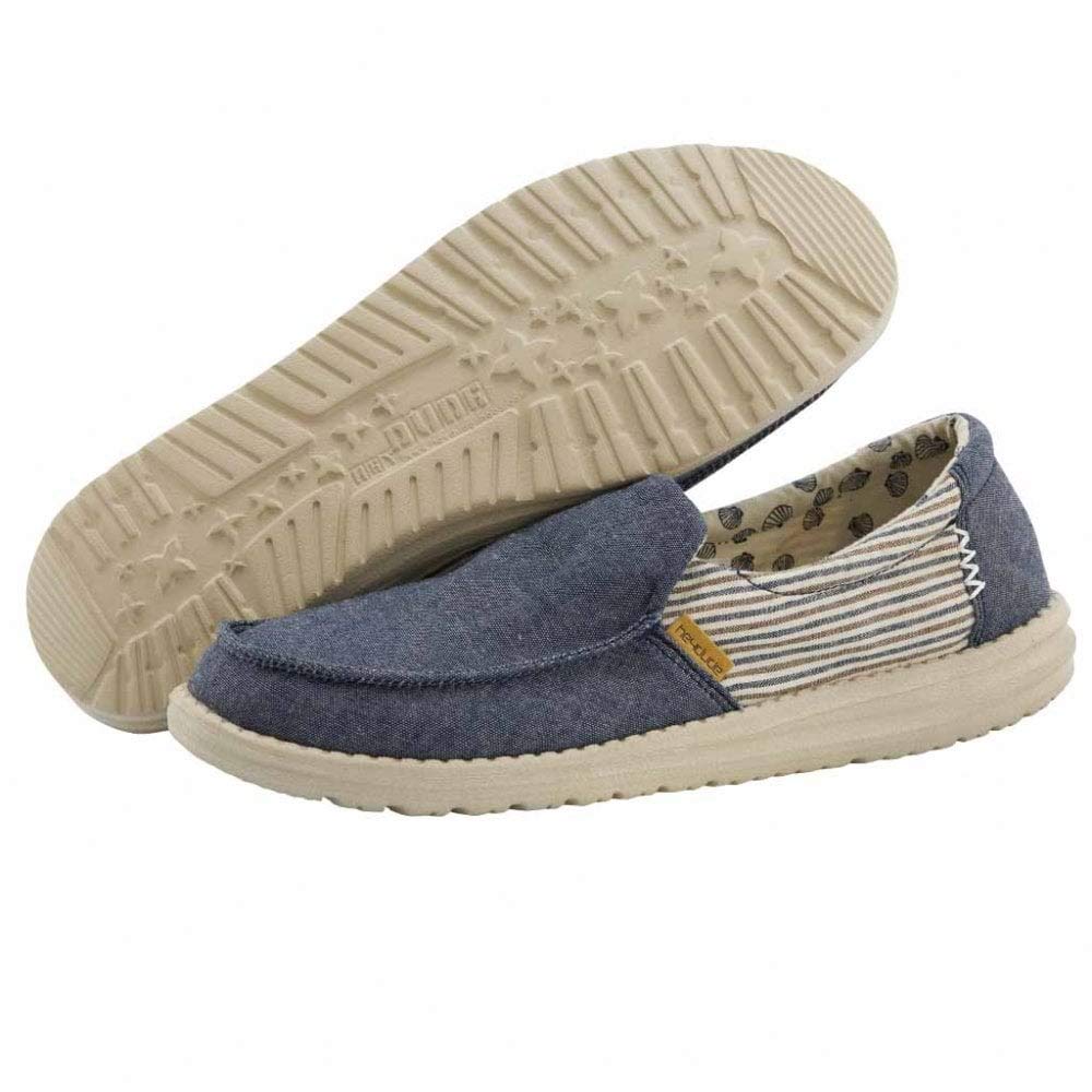 Hey Dude Women's Wendy Sox Shoes - Multiple Colors (10, Blue Barbados, Numeric_10)
