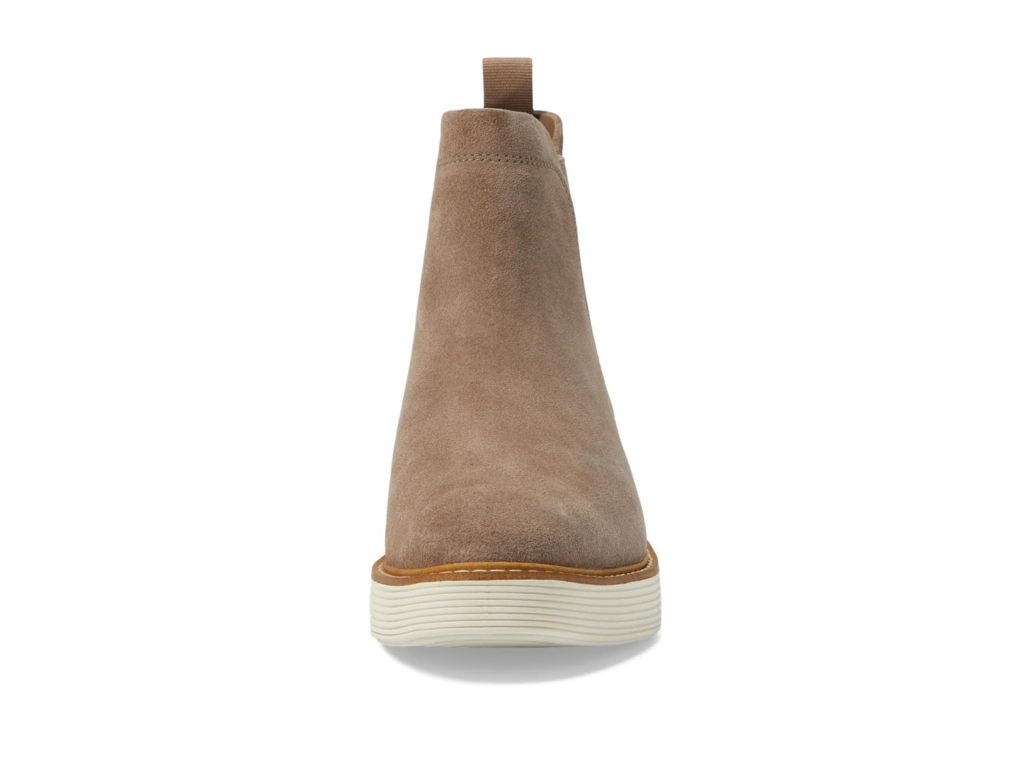 Cole Haan Women's Originalgrand Platform Chelsea Boot, Irish Coffee Suede/Ivory Waterproof, 10