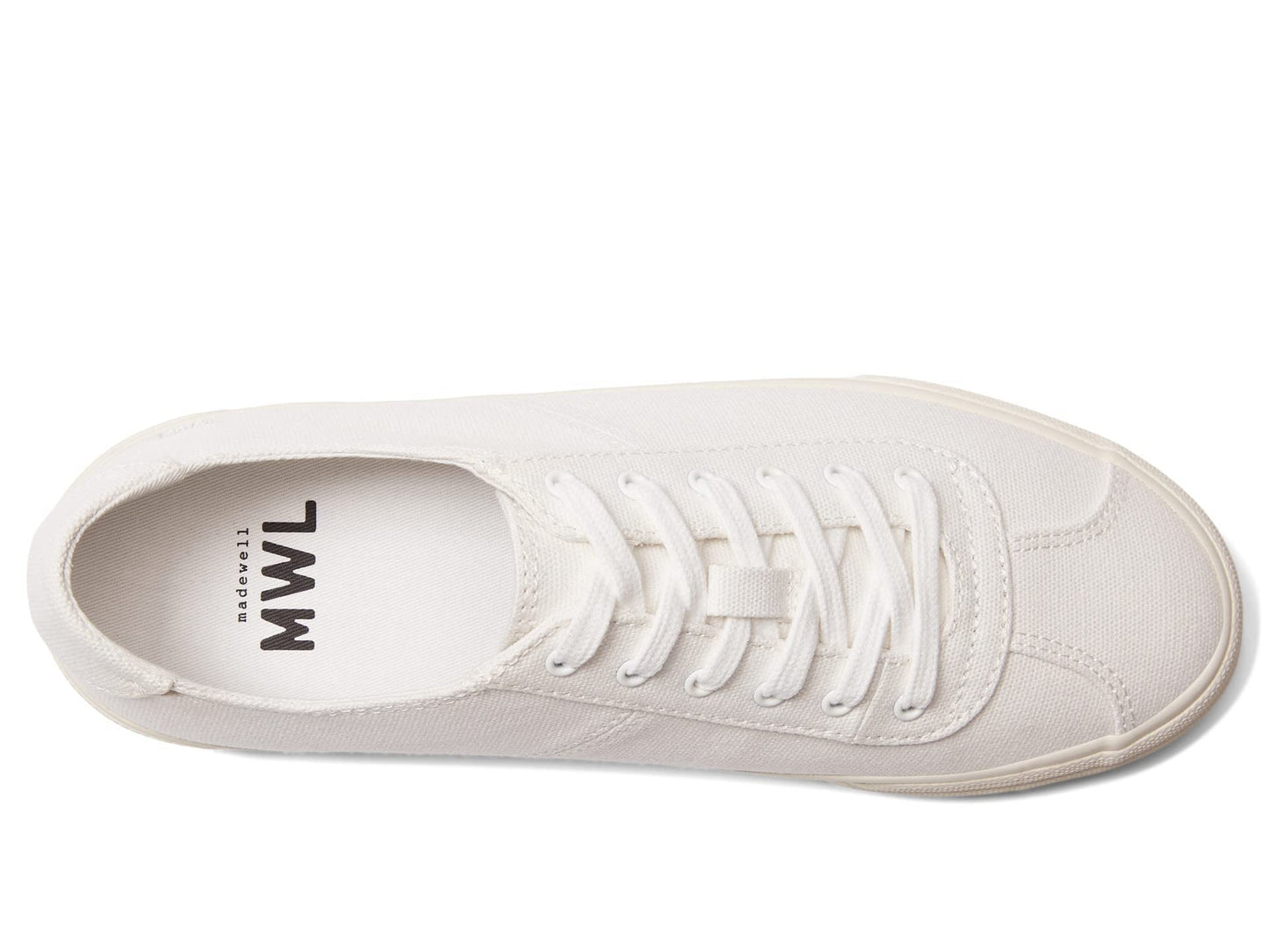 Madewell Sidewalk Low-Top Sneakers in Canvas Lighthouse 9.5 M